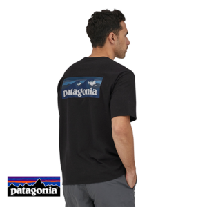 PATAGONIA-37655-MEN'S BOARDSHORT LOGO-TEE-SHIRT-HOMME-INBK INK BLACK-NOIR-DOS