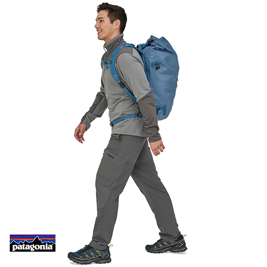 PATAGONIA-48575-DISPERSER ROLL TOP PACK 40L-SAC À DOS IMPERMEABLE-PGBE PIGEON BLUE-BLEU-VUE