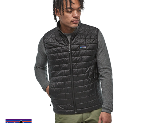 PATAGONIA-84242-M'S NANO PUFF VEST-DOUDOUNE SANS MANCHE-BLK BLACK-NOIR-FACE