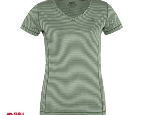 FJALL RAVEN-89472-ABISKO COOL TEE-SHIRT-FEMME-614 PATINA GREEN-VERT