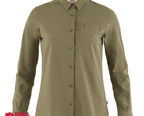 FJALL RAVEN-89980-CHEMISE OVIK LITE FEMME-620 GREEN-VERT