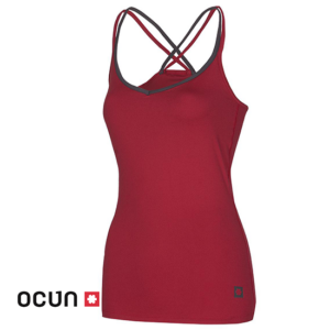 OCUN-03538-CORONA-TEE SHIRT D'ESCALADE-FEMME-PERSIAN RED-BORDEAUX