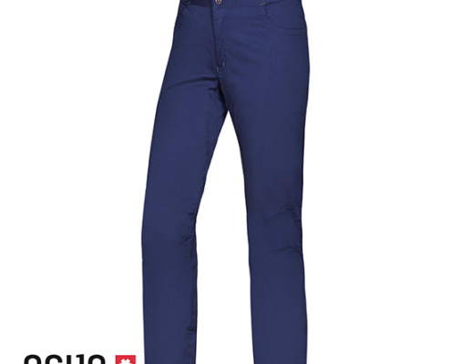 OCUN-05004-DRAGO ORGANIC PANTS-PANTALON D'ESCALADE HOMME-BLUE S SEA-BLEU