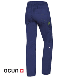 OCUN-05004-DRAGO ORGANIC PANTS-PANTALON D'ESCALADE HOMME-BLUE S SEA-BLEU-DOS