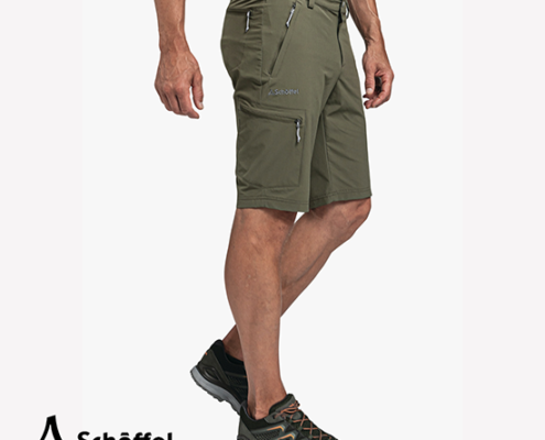 SCHOFFEL-SHORT FOLKSTONE HOMME-6970 LAUREL WREATH-VERT-CÔTÉ