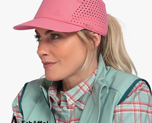 SCHOFFEL-23310-CAP RISSERKOGEL-CASQUETTE-3245 CLASPING ROSE-ROSE-FACE