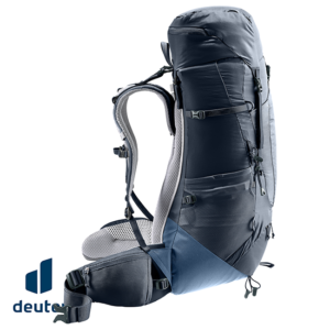 DEUTER-3340123-AIRCONTACT LITE 40+10-SAC À DOS DE RANDONNÉE-HOMME-7319 BLACK MARINE-NOIR-CÔTÉ