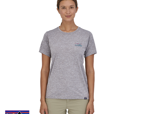 PATAGONIA-45250-Women's Capilene® Cool Daily Graphic Shirt-SKFE SKYLINE FEATHER GREY-GRIS-FACE