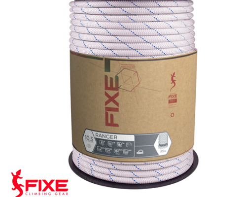 FIXE-63311200-RANGER 10,5MM-CORDE STATIQUE AU METRE D'ESCALADE-WHITE-BLANC