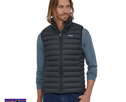 PATAGONIA-84623-MEN'S DOWN SWEATER VEST-DOUDOUNE SANS MANCHE-HOMME-BLK BLACK-NOIR-FACE