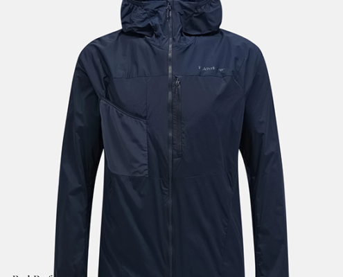 PEAK PERFORMANCE-G78913020-M VISLIGHT ALPHA-VESTE DE RANDONNÉE IMPERMÉABLE-HOMME-SALUTE BLUE-BLEU