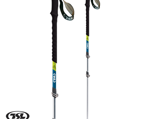 TSL OUTDOOR-TOUR ALU CROSS 3 STANDARD-BATONS DE RANDONNÉE TÉLSCOPIQUE-BLEU
