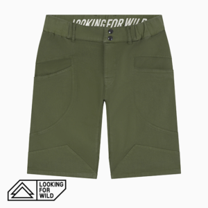 LOOKING FOR WILDE-STH-CILAOS-SHORT D'ESCALADE-HOMME-OLIVE-VERT