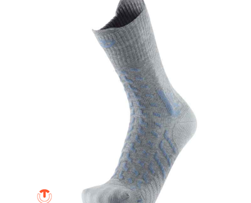 THERM-IC-T25-5650-001-TREK COOL LIGHT CREW-CHAUSSETTES DE RANDONNÉE-UNISEXE-GREY BLUE-GRIS