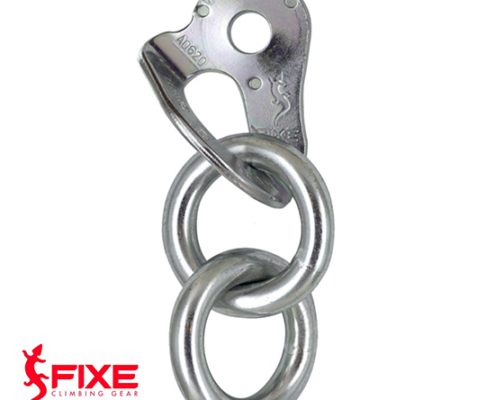 FIXE-V01210-PLAQUETTE DOUBLE ANNEAU 10 MM
