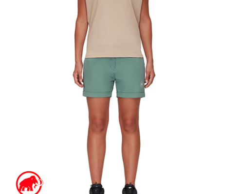 MAMMUT-1023-00700-RUNBOLD ROLL CUFF SHORTS-SHORT DE RANDONNÉE-FEMME-20236-DARK JADE-VERT-FACE