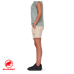 MAMMUT-1023-00700-RUNBOLD ROLL CUFF SHORTS-SHORT DE RANDONNÉE-FEMME-7517 SAVANNAH-BEIGE-CÔTÉ