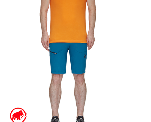 MAMMUT-1023-00710-RUNBOLD SHORT-SHORT DE RANDONNÉE-HOMME-50550 DEEP ICE-BLEU-FACE