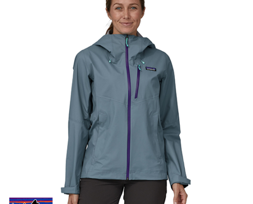 PATAGONIA-85420-W'S GRANITE CREST-VESTE IMPERMEABLE-LTPG LIGHT PLUME GREY-GRIS-FACE