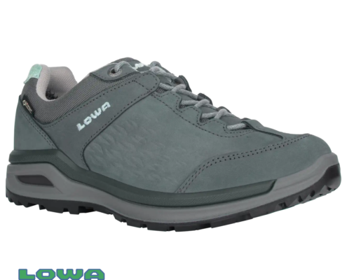 LOWA-L3208179781-LOCARNO GTX LO WS-CHAUSSURES DE RANDONNÉE-FEMME-9781 GRAPHITE JADE-GRIS