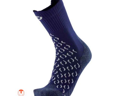 THERM-IC-T25-5150-001-TREK ULTRACOOLCREW-CHAUSSETTES HOMME-BLUE WHITE-BLEU