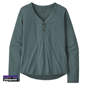 PATAGONIA-41805-W'S MAINSTAY HENLEY-PULL-FEMME-NVUG NOUVEAU GREEN-VERT