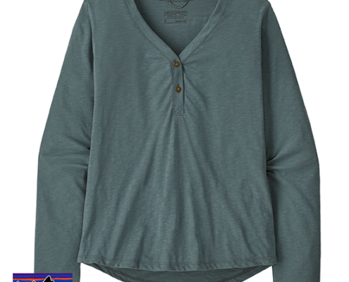 PATAGONIA-41805-W'S MAINSTAY HENLEY-PULL-FEMME-NVUG NOUVEAU GREEN-VERT