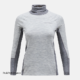 PEAK PERFORMANCE-G78859100-W MAGIC GREY ROLLNECK-TEE-SHIRT COL ROULÉ SOUS-COUCHE-FEMME-GREY-GRIS-FACE