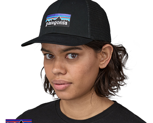 PATAGONIA-38283-P6 LOGO LORPO TRUCKER HAT-CASQUETTE-BLK BLACK-NOIR-FACE