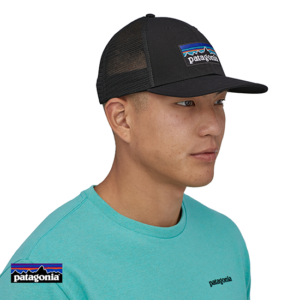 PATAGONIA-38283-P6 LOGO LORPO TRUCKER HAT-CASQUETTE-BLK BLACK-NOIR-CÔTÉ