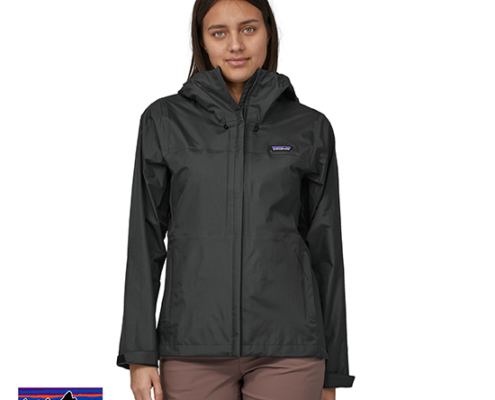 PATAGONIA-85246-W'S TORRENTSHELL 3L RAIN JACKET-VESTE DE RANDONNÉE-IMPERMÉABLE-FEMME-BLK BLACK-NOIR-FACE
