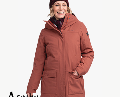 SCHOFFEL-12805-ROTTERDAM PARKA FEMME-2635 BURLWOOD-ROSE