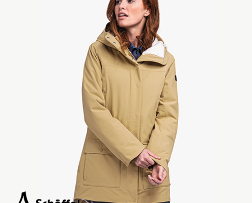 SCHOFFEL-12805-ROTTERDAM PARKA FEMME-4340 SAND DRIFT-BEIGE