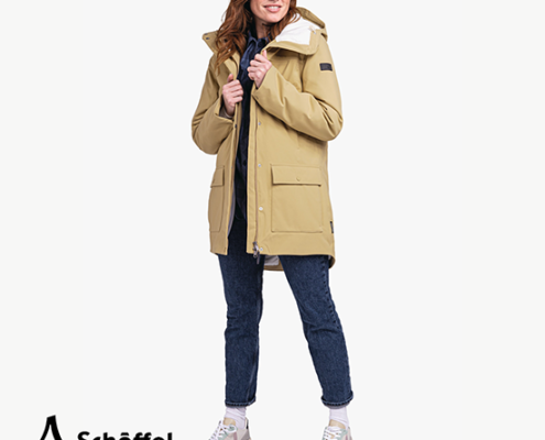 SCHOFFEL-12805-ROTTERDAM PARKA FEMME-4340 SAND DRIFT-BEIGE-VUE