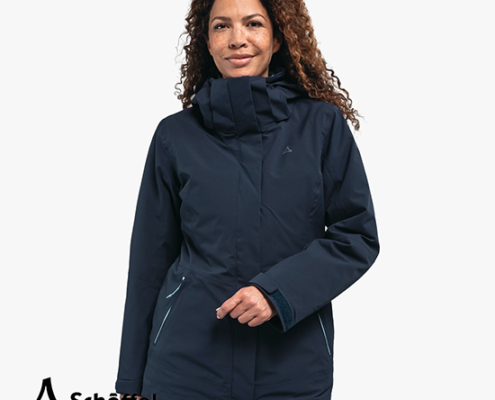 SCHOFFEL-13317-3 IN 1 JACKET AUERSPITZ L-PARKA-FEMME-8820 NAVY-BLEU