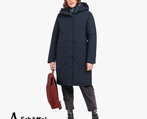SCHOFFEL-13468-DOWN PARKA CANTERBURY L-PARKA IMPERMÉABLE-FEMME-8820 NAVY-BLEU