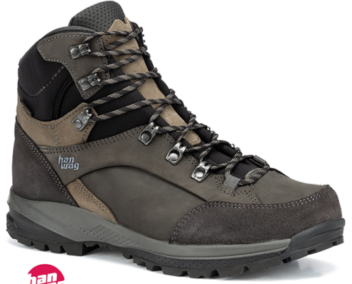 HAN WAG-H203100-BA,KS EXTRA GTX-CHAUSSURES DE RANDONNÉE-HOMME-064295 ASPHALT LIGHT BROWN-MARRON