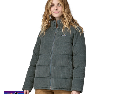 PATAGONIA-W'S CORD FJORD-VESTE -FEMME-NUVG NOUVEAU GREEN-VERT-FACE