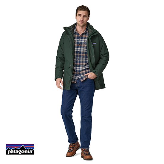 PATAGONIA-28389-M'S TRS 3-IN-1 PARKA-HOMME-NORG NORTHERN GREEN-VERT-VUE