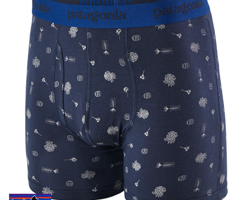 PATAGONIA-32555-M'S ESSENTAIL BOXER HOMME-FLNN FIRE FLORAL NAVY BLUE-BLEU