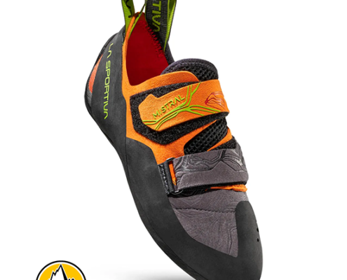 LA SPORTIVA-40H208729-MISTRAL-CHAUSSONS D'ESCALADE-HOMME-HAWAIIAN SUN LIME PUNCH-ORANGE