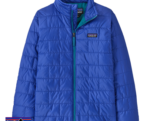 PATAGONIA-68001-KID'S NANO PUFF-DOUDOUNE-ENFANT-PGEB PASSAGE BLUE-BLEU