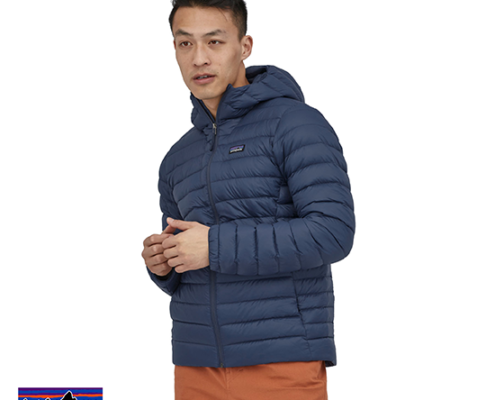 PATAGONIA-84702-M'S DOWN SWEATER HOODY-DOUDOUNE DUVET À CAPUCHE HOMME-NENA NEW NAVY-MARINE-FACE