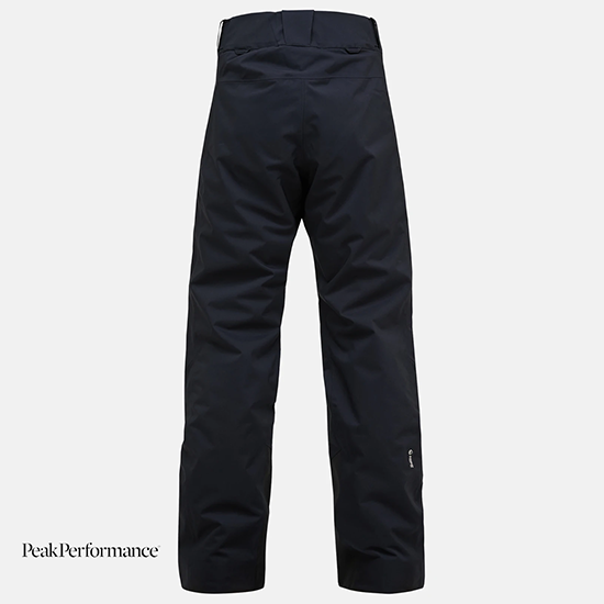 PEAK PERFORMANCE-G79693030-M MAROON BLACK PANTS-PANTALON DE SKI-HOMME-BLACK-NOIR-DOS