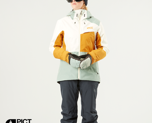 PICTURE-WVT314-SEEN JACKET-VESTE DE SKI-FEMME-D LIGHT MILK-BLANC