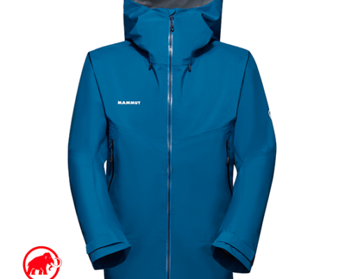 MAMMUT-1010-27700-CRATER HS HOODED JACKET M-VESTE IMPERMÉABLE DE RANDONNÉE-HOMME-50550 DEEP ICE-BLEU