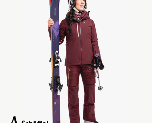 SCHOFFEL-13302-3L VESTE PIZAC L-VESTE DE SKI DE RANDONNÉE-FEMME-2965 BORDEAUX