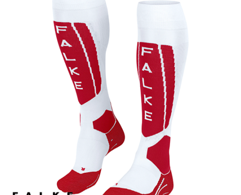 FALKE-16564-SK5 EXPERT W-CHAUSSETTES DE SKI-FEMME-2088 FF MAT-BLANC