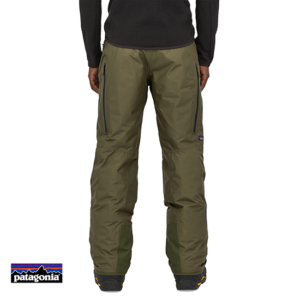 PATAGONIA-31170-M'S INSULATED POWDER TOWN PANTS-PANTALON IMPERMÉABLE-BSNG BASIN GREEN-VERT-DOS