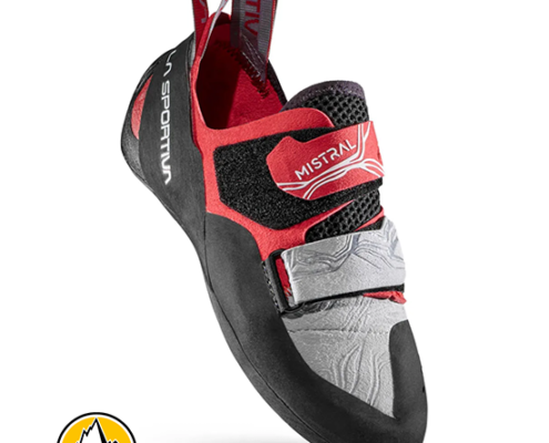 LA SPORTIVA-40I323907-MISTRAL WOMAN-CHAUSSONS D'ESCALADE-FEMME-VELVET CLOUD-ROUGE